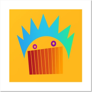 Ween Rainbow Boognish Silhouette Posters and Art